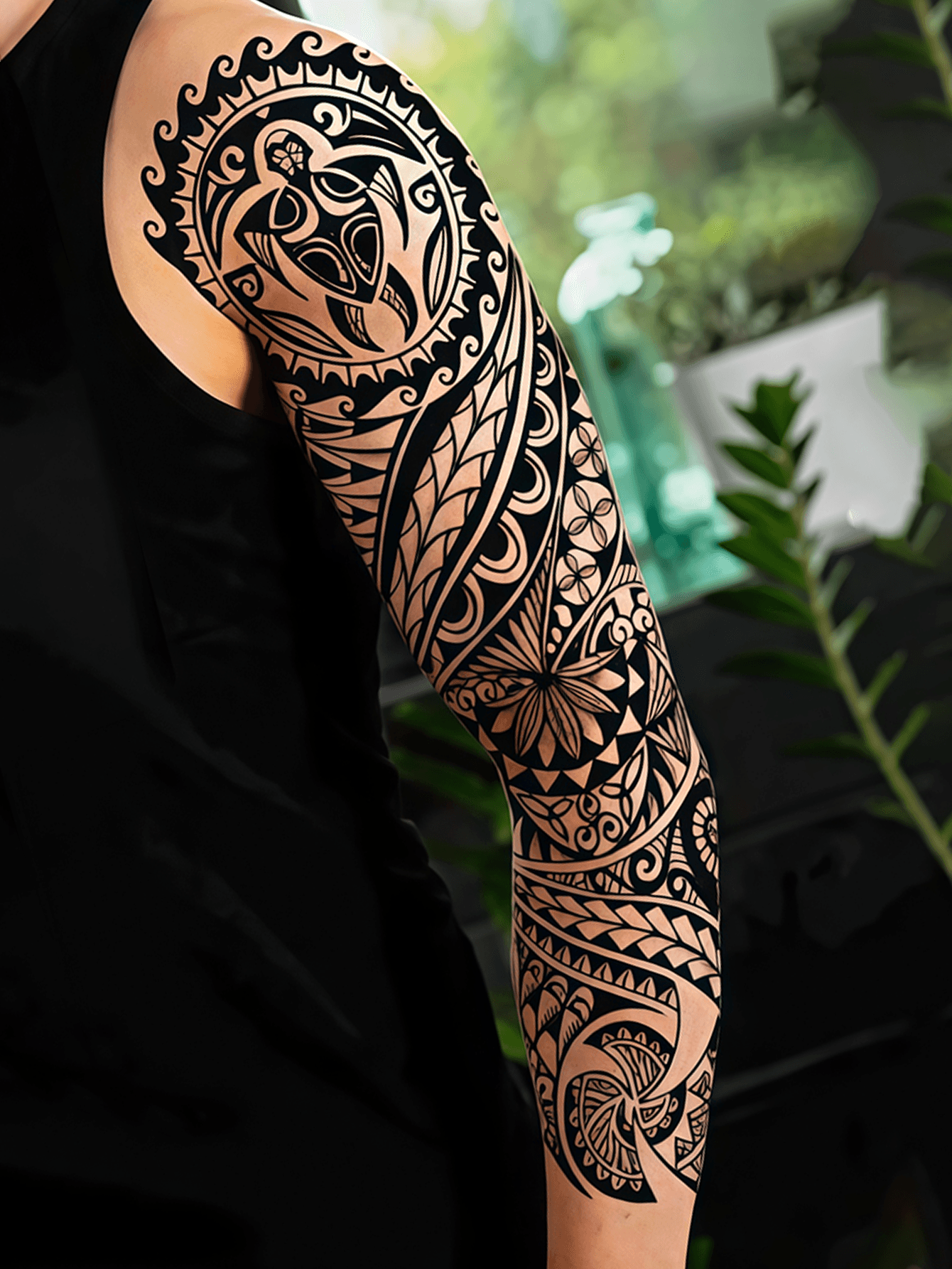 Temporary tattoo waterproof body art combination